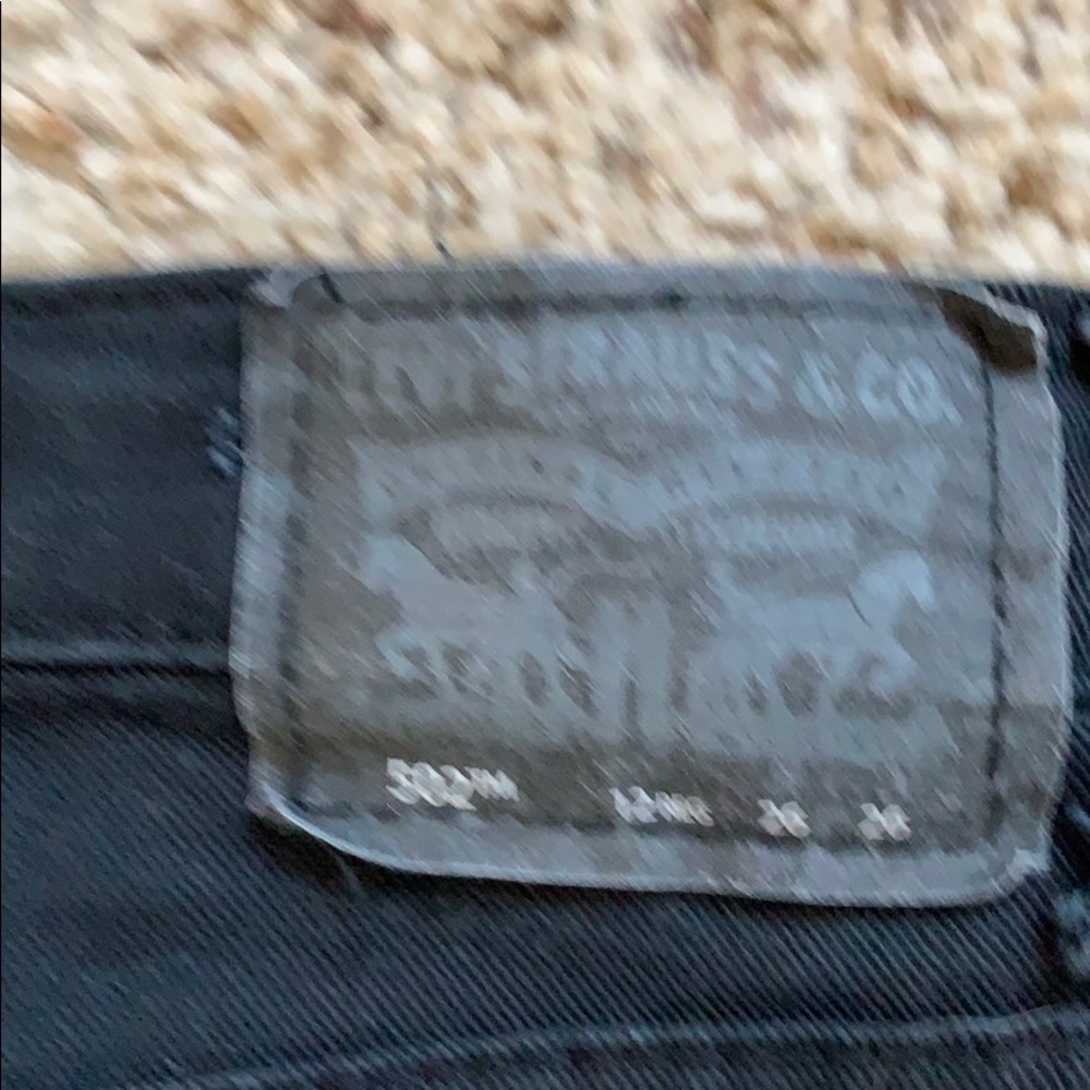 Vintage Black Levi Jeans - Picture 5 of 7